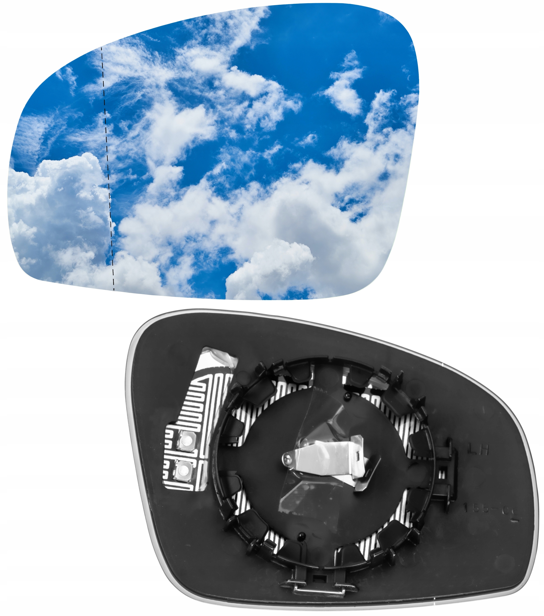 Zdjęcie AWparts WKŁAD LUSTERKA LEWY FABIA II 06-2012 LUSTERKO