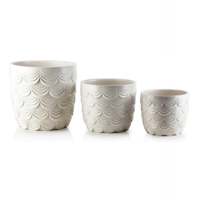 Sada 3 krytek Neva Bílé