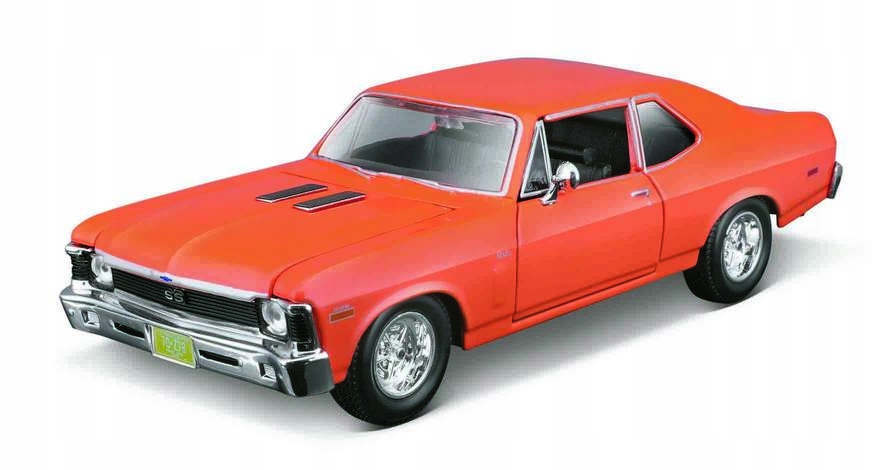 Model kompozitní Chevrolet Nova Ss 1970 1/24 pro skládání Maisto 10139262