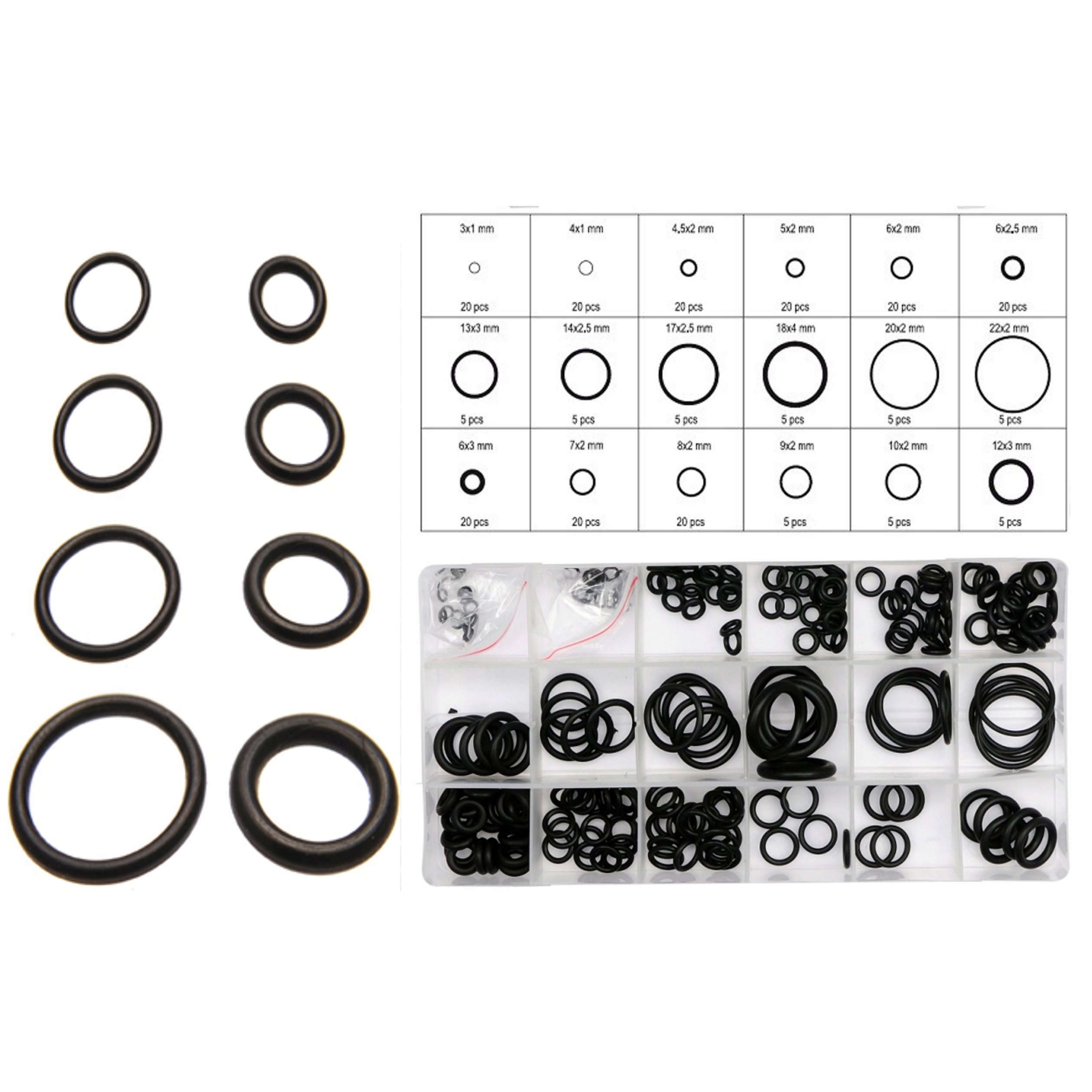 

O-ring Oringi Uszczelka Oring Gumowy 225 Szt.