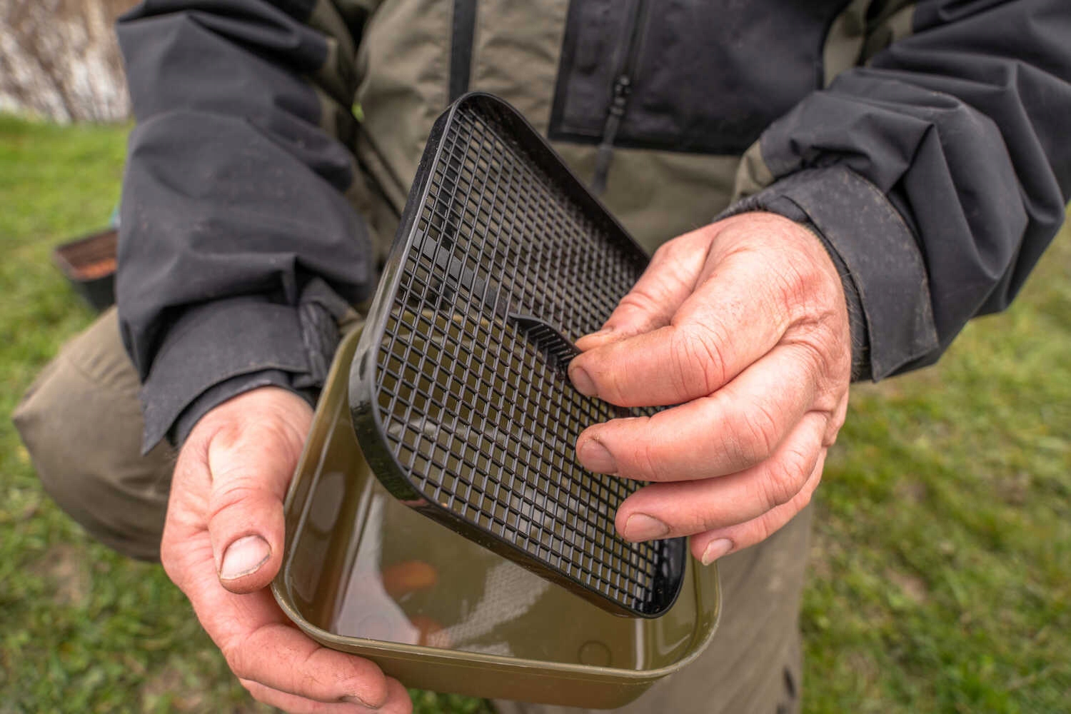 Pudełko Korum Method Maggot Tub and Riddle - 1.2L Marka inna