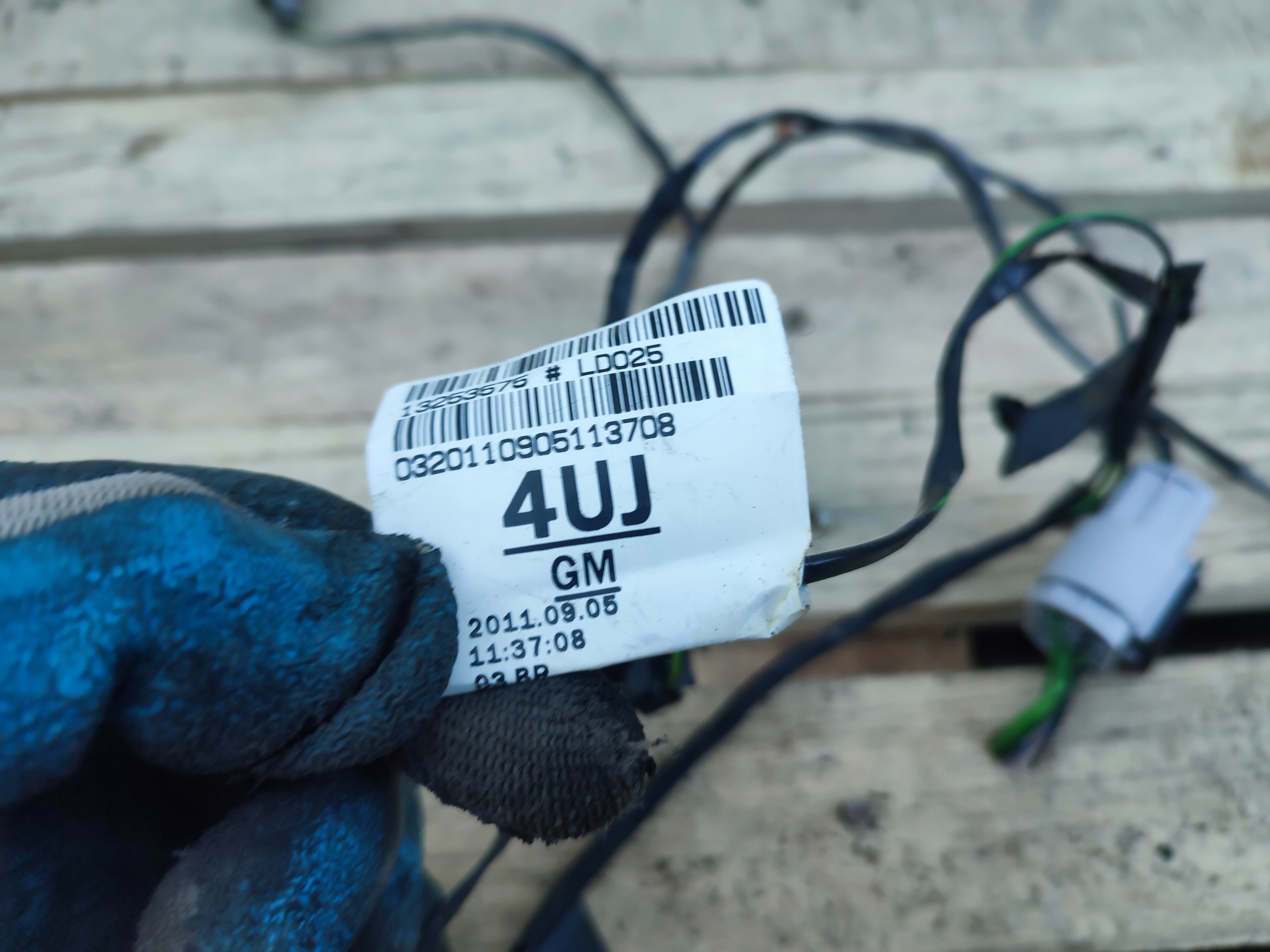 cablaggio cablaggio Paraurti posteriore OPEL ASTRA J IV 13253575