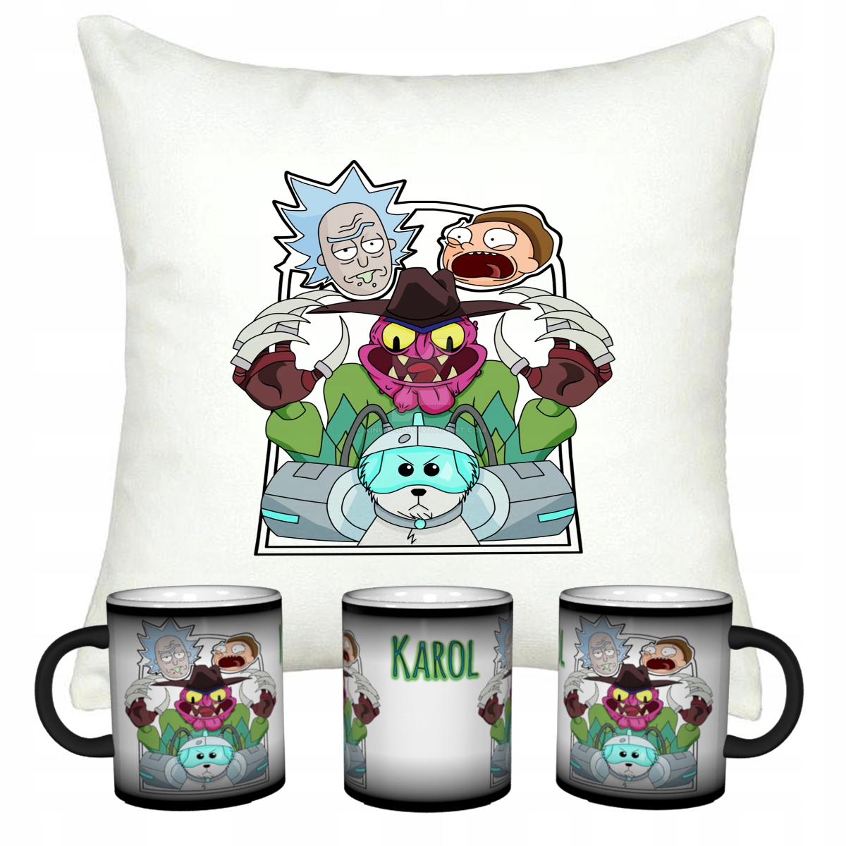 

Zestaw Rick And Morty Magiczny Kubek Poduszka