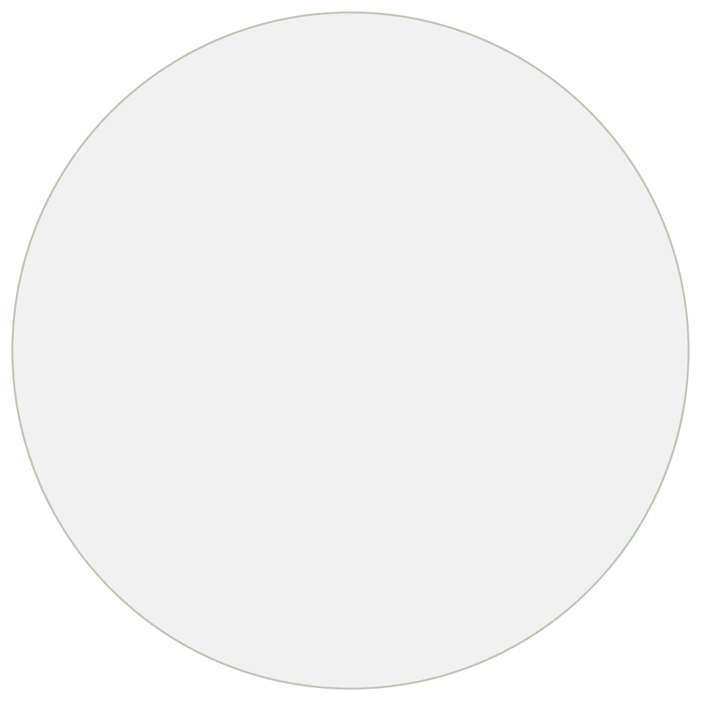 Ochranná Podložka na stůl z Pvc, průhledná, průměr 110 cm, tloušťka 2 mm