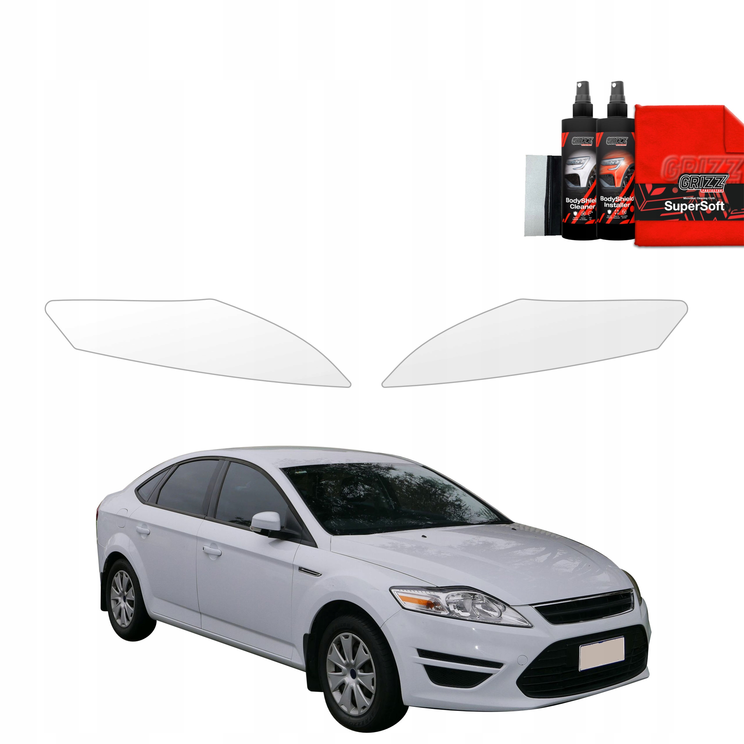 2v1 Fólie Ppf dýha na lampy pro Ford Mondeo Mk4 (2010-2014)