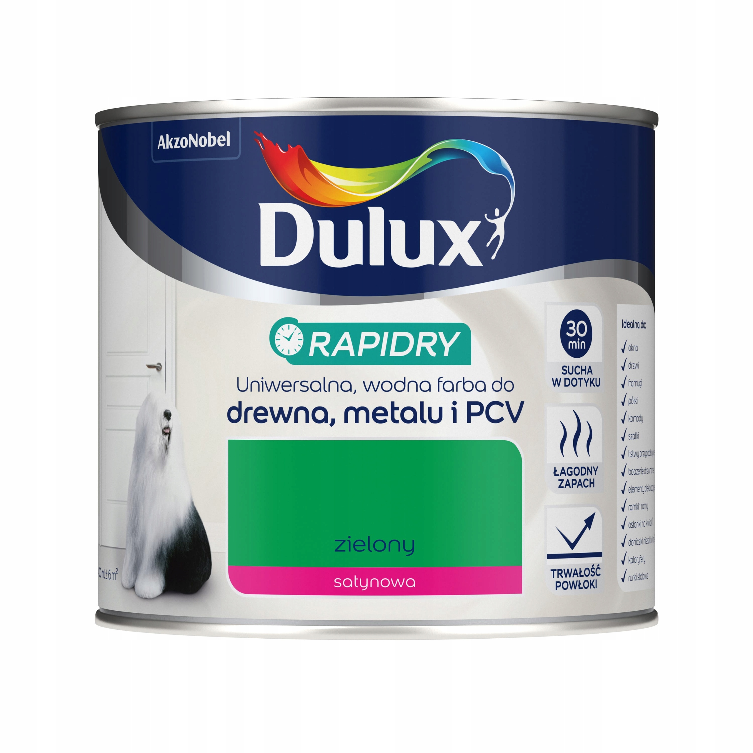 

Farba Szybkoschnąca Dulux RAPIDRY0,4L Zielony