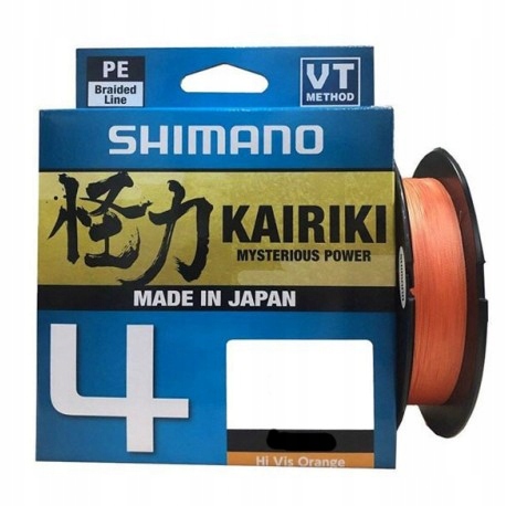 Shimano Kairiki 4 0,28mm 26,0kg 150m Hi-Vis Orange