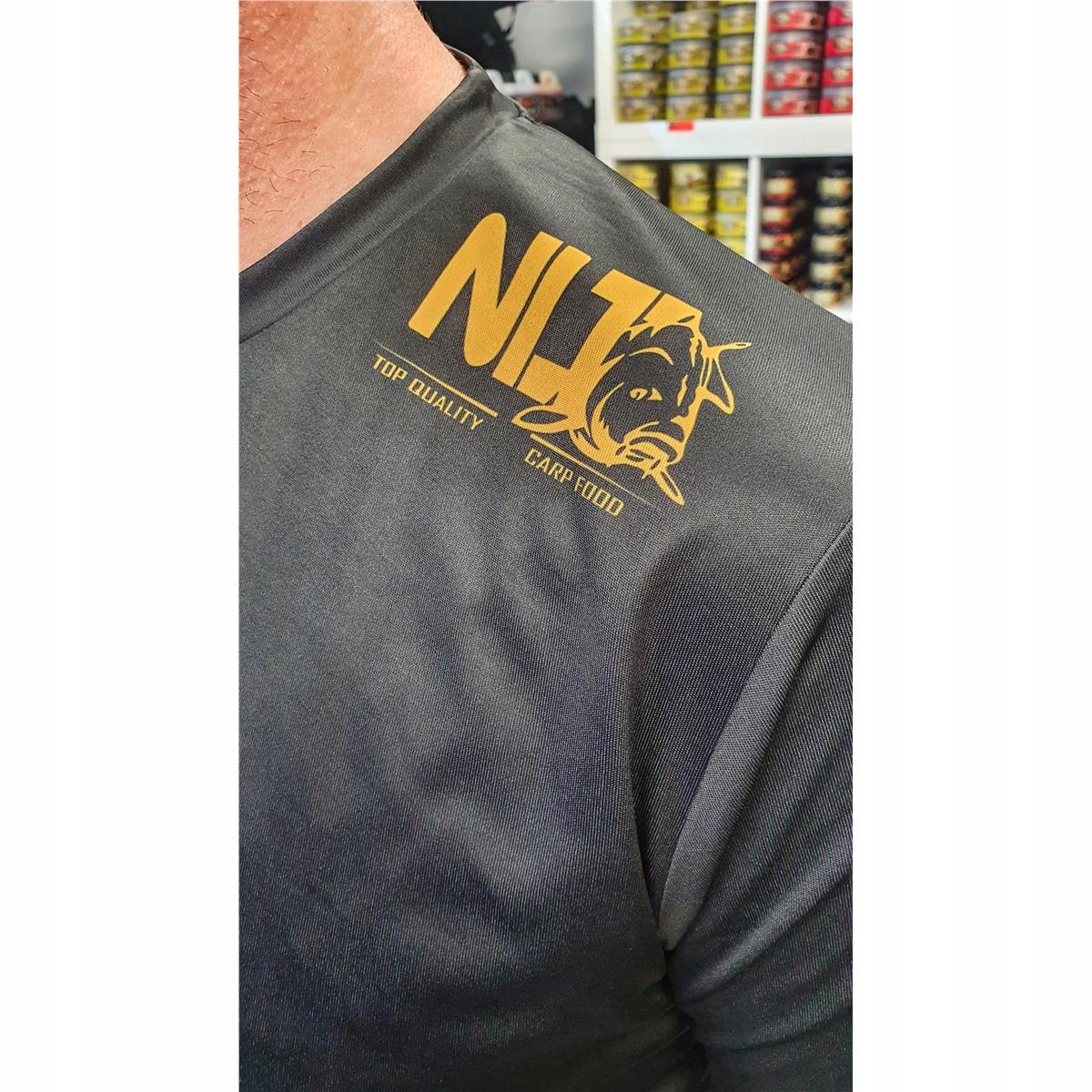 NLT STYLE - Koszulka ŁUSKA Rozmiar: S Kolor dominujący czarny