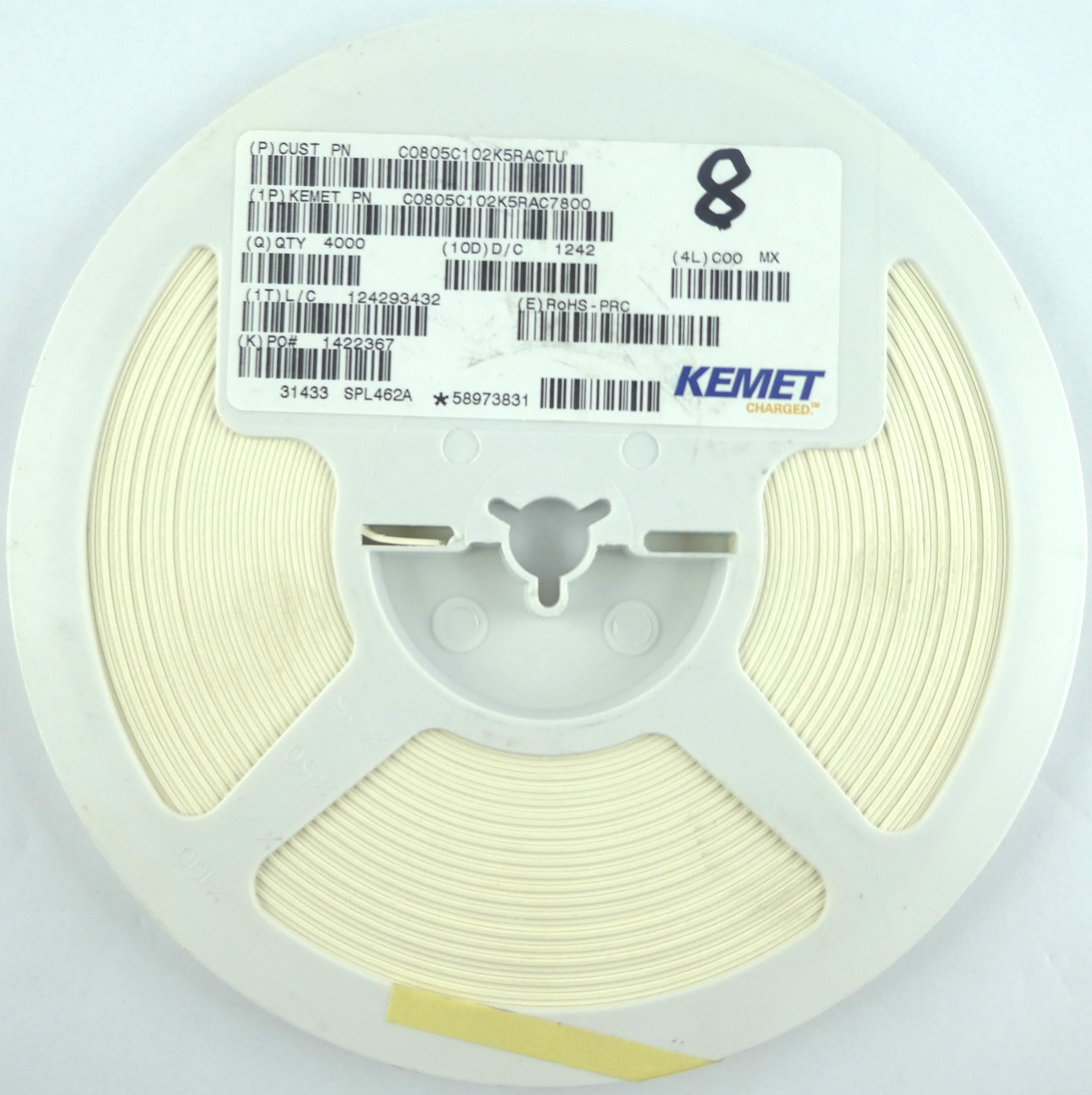 

Ceramiczny 1nF 1000pF 50V DC 10% 100szt.