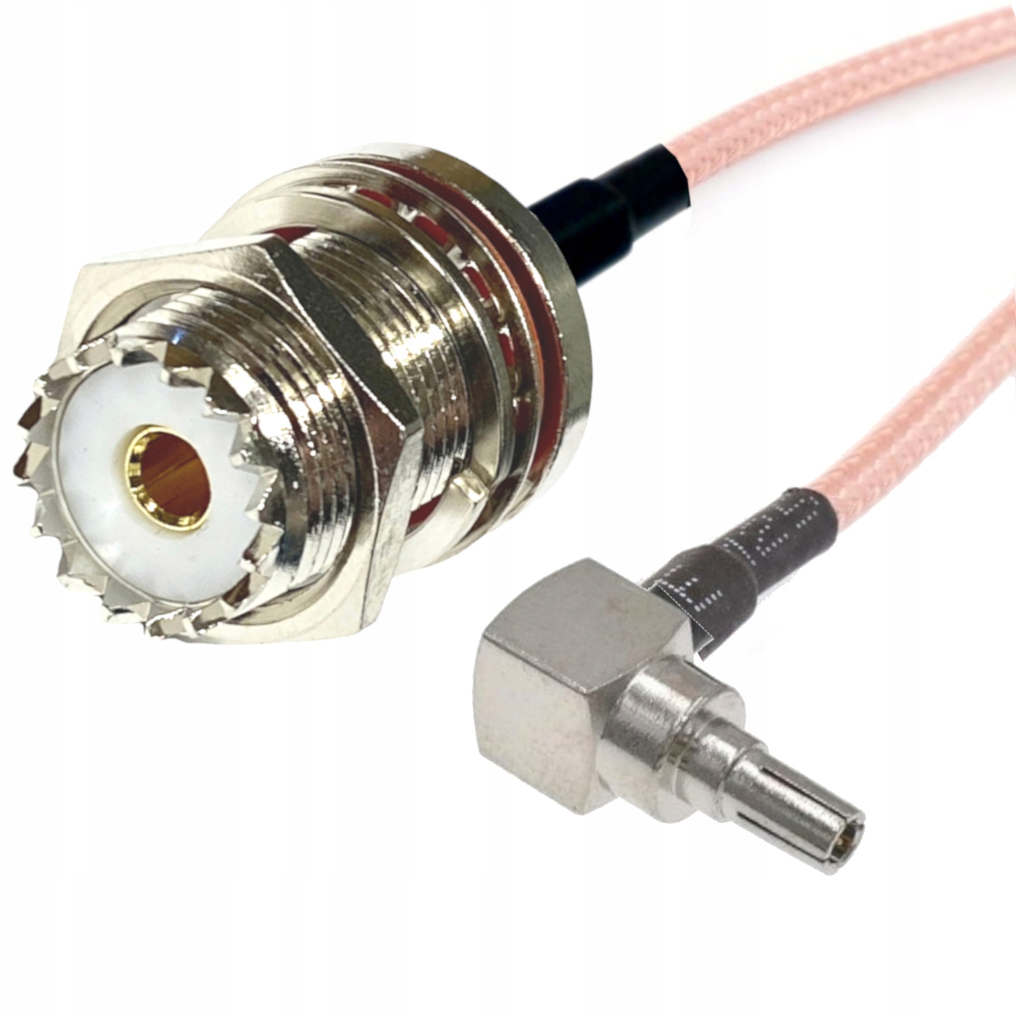 Pigtail CRC9 wtyk Uhf gniazdo RG316 15cm