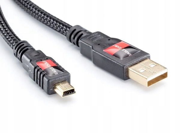 Eagle Cable USB typu A na Mini B Kabel USB 1,6 m