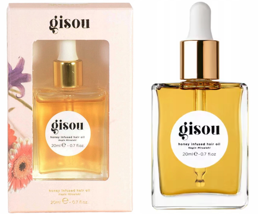 Gisou Honey Infused Hair Oil – Wielofunkcyjny olejek do włosów 20ml