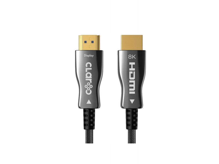 Kabel optyczny Hdmi 2.1 Aoc 8K oplot 20,0m Claroc PRO-HDMI-21-20M