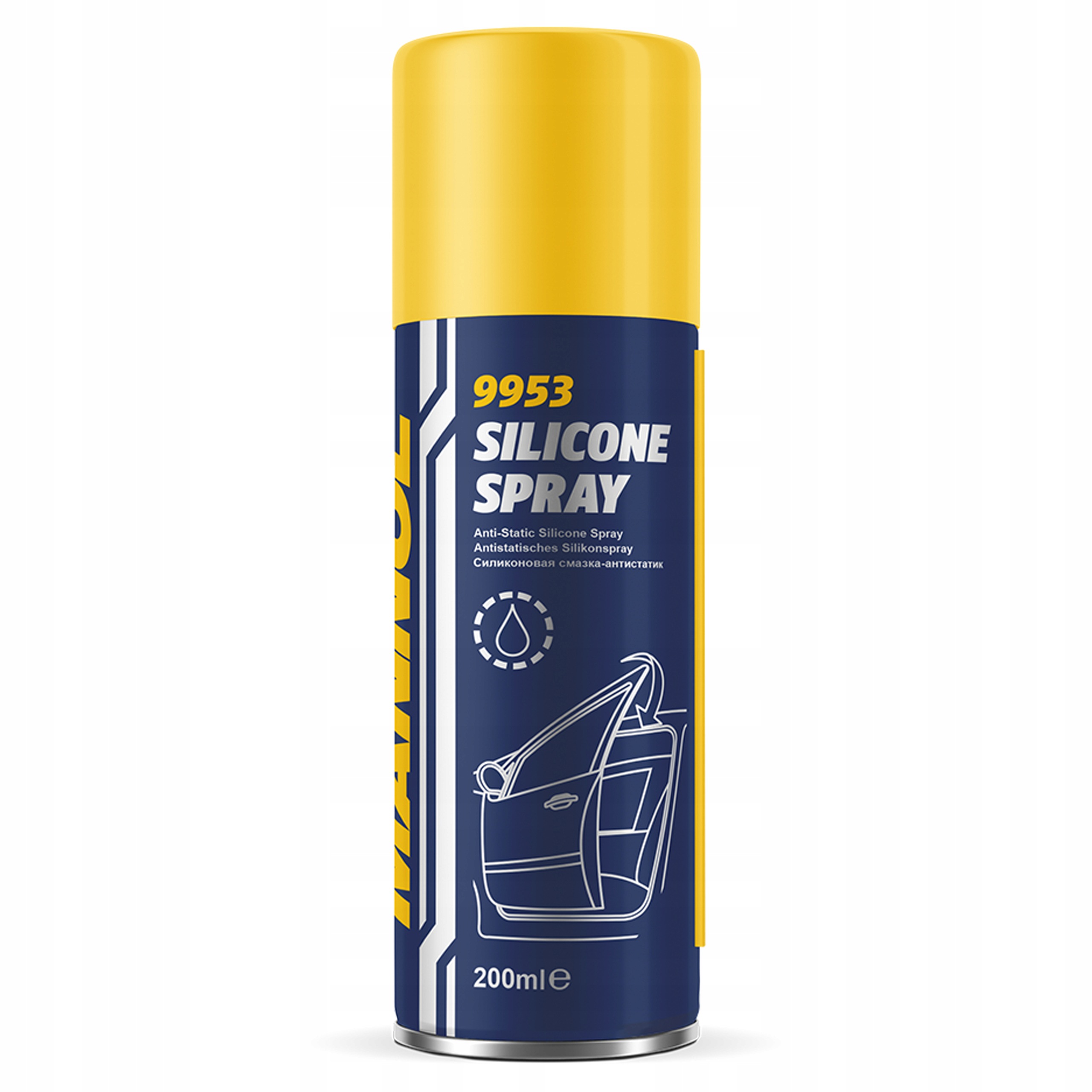 Silikon w sprayu guma plastik metal Mannol Silicone Spray 9953 200ml