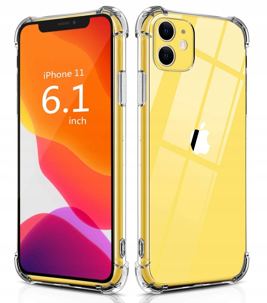 

Etui Clear Case Do Iphone 11 Slim Bumper + Szkło