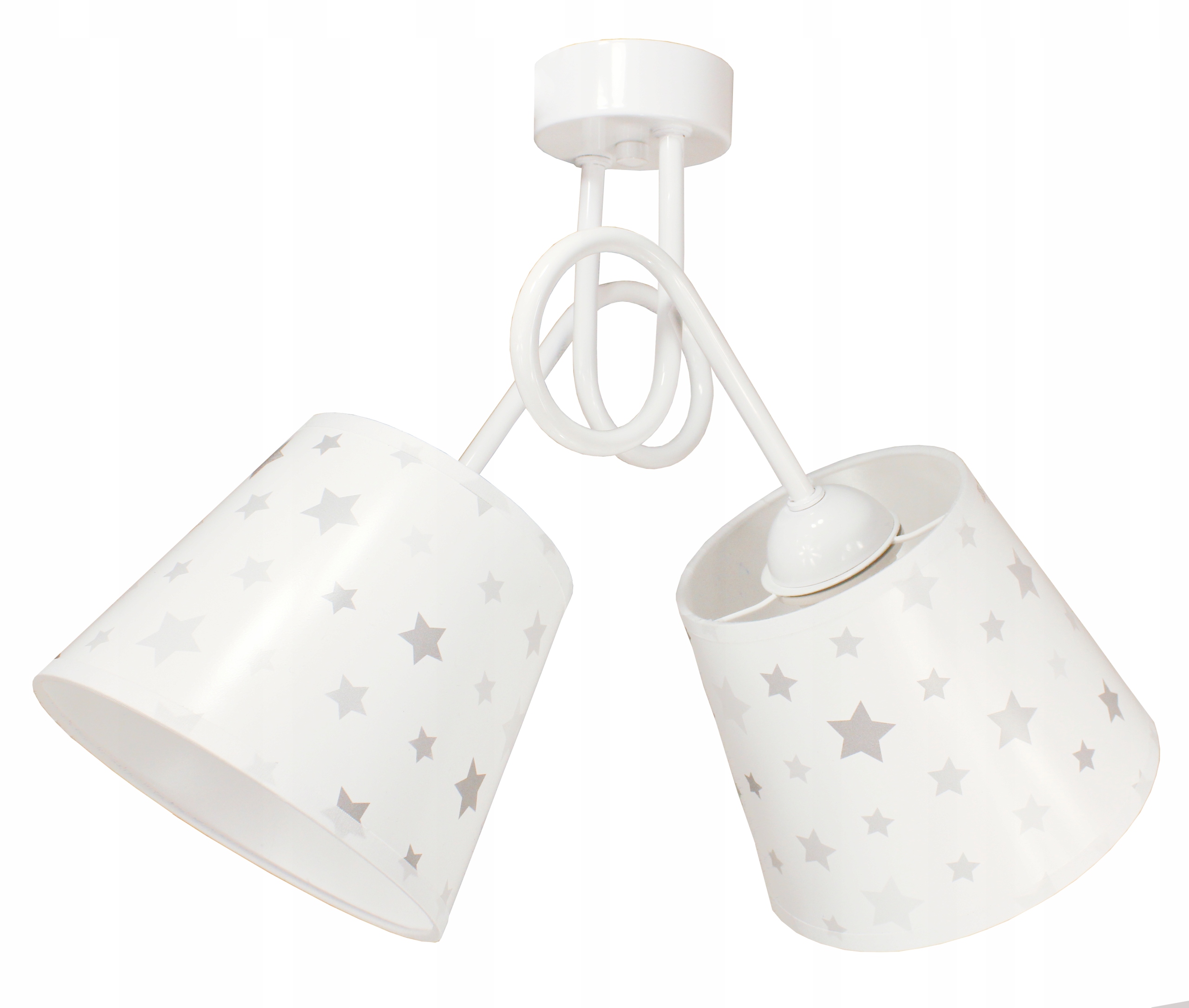 

Lampa Sufitowa Żyrandol Edison Stars 2 Biały Led