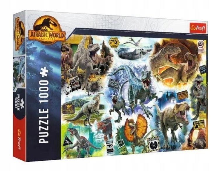 

Puzzle 1000 Na Tropie Dinozaurów Trefl