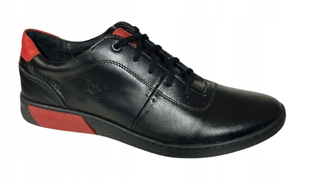 Pánské polobotky Fox 0459 VEL.43 Černá kůže Lico