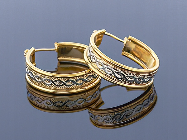 

Ekskluzywne kolczyki 14k ! Jakość !