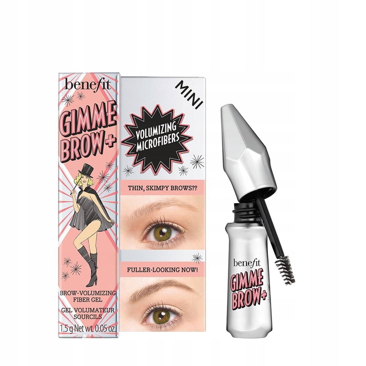 Benefit Gimme Brow+ Mini żel dodający brwiom objętości 3