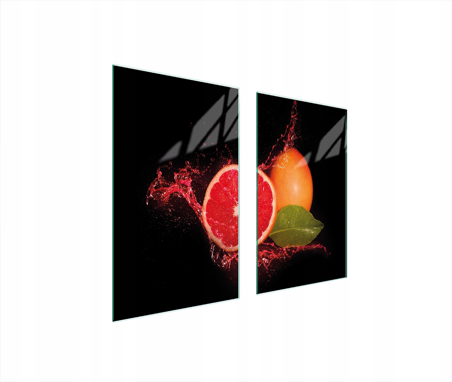 Skleněná Ochranná Deska Na Sporák 75x52 Grapefruit Tvrzené Sklo