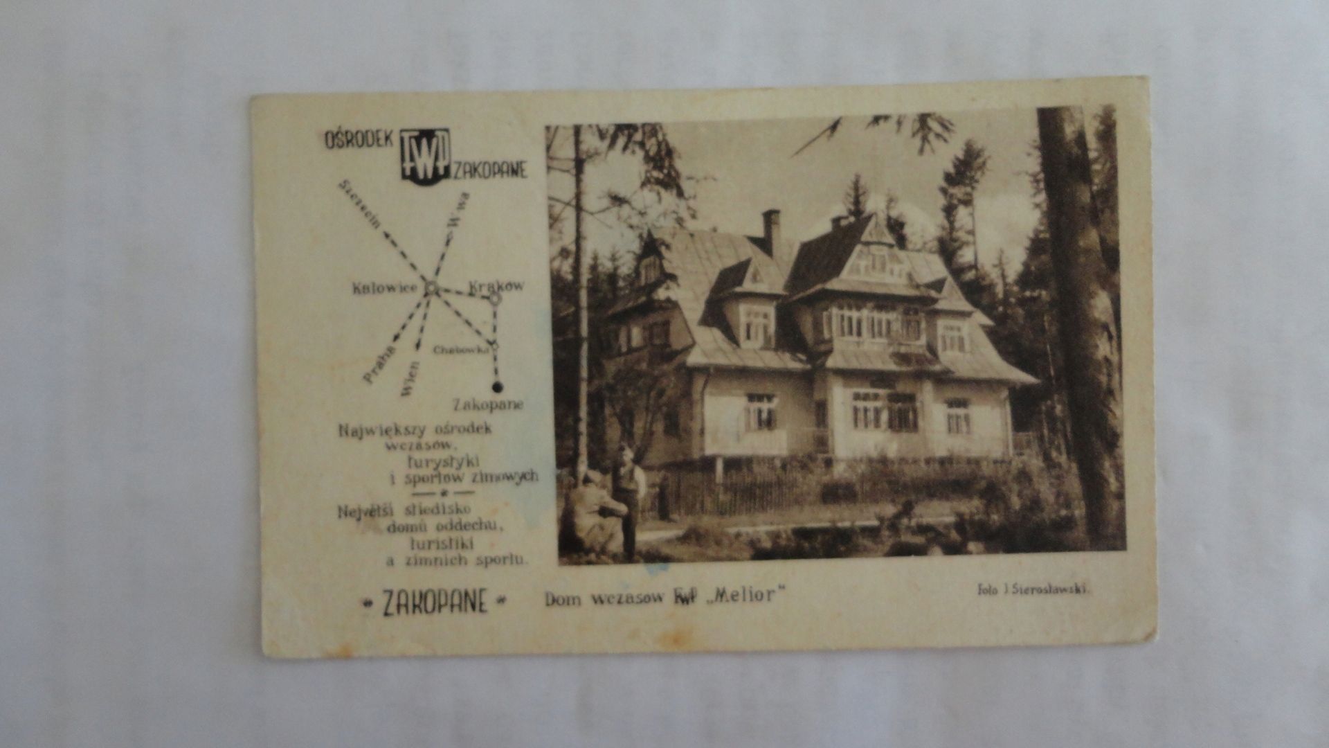 ZAKOPANE DW MELIOR FWP MAPKA 56646