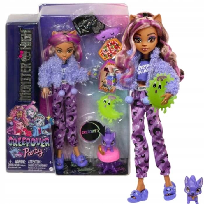 Lalka Mattel Monster High Creepover Party Clawdeen Wolf 29 cm