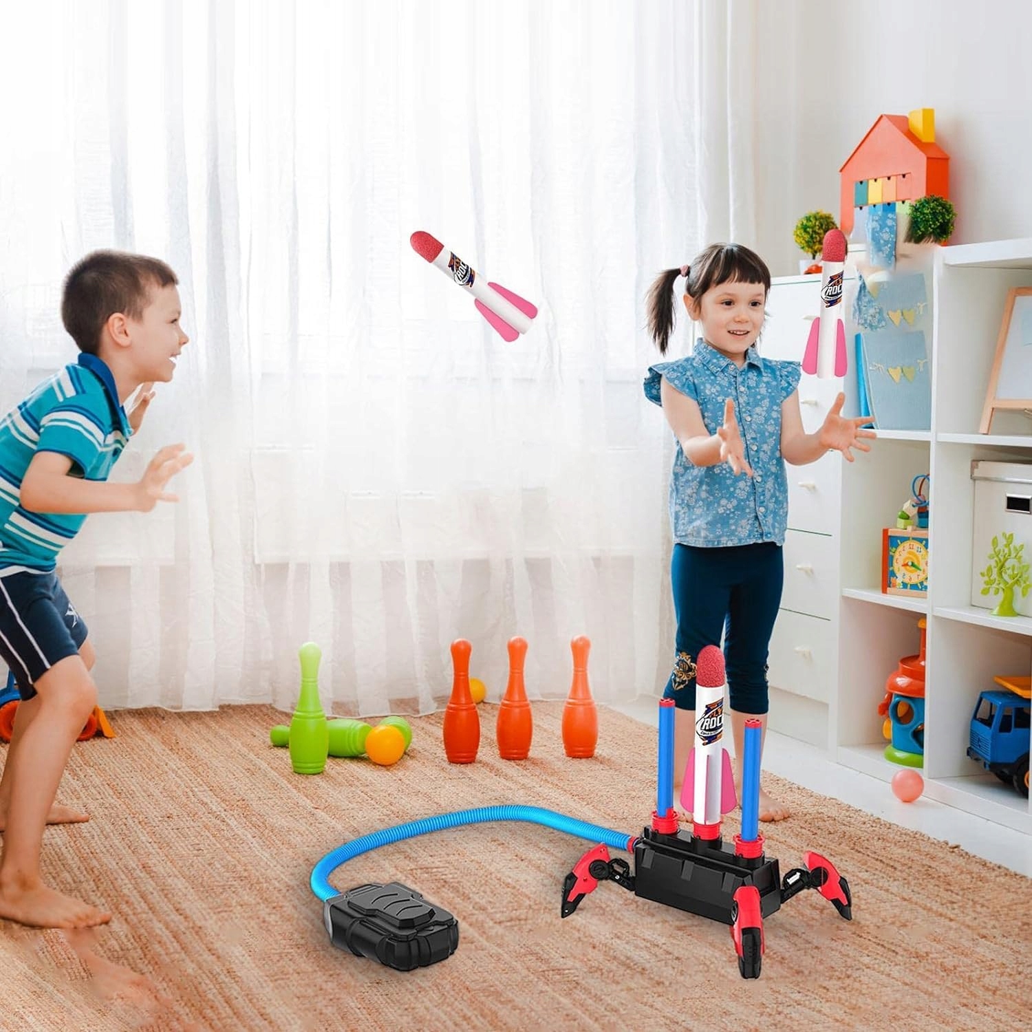 WYRZUTNIA RAKIET PIANKOWYCH POWER LAUNCHER ROCKET + RAKIETY PIANKOWE ZESTAW Rodzaj pojazdu samoloty i pokrewne