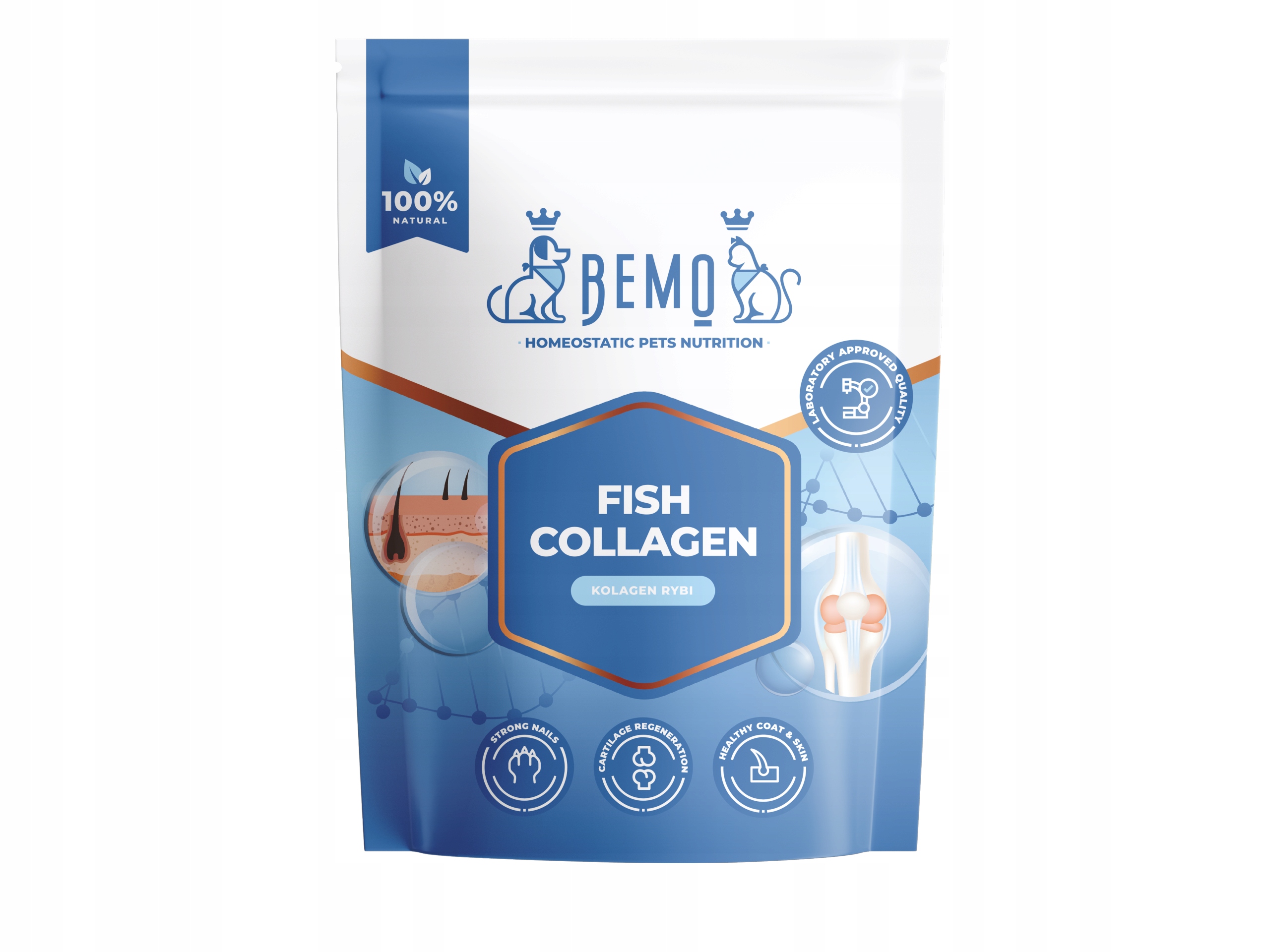 Kolagen dla psa Bemo Fish Collagen 600 g suplement diety colagen z ryb