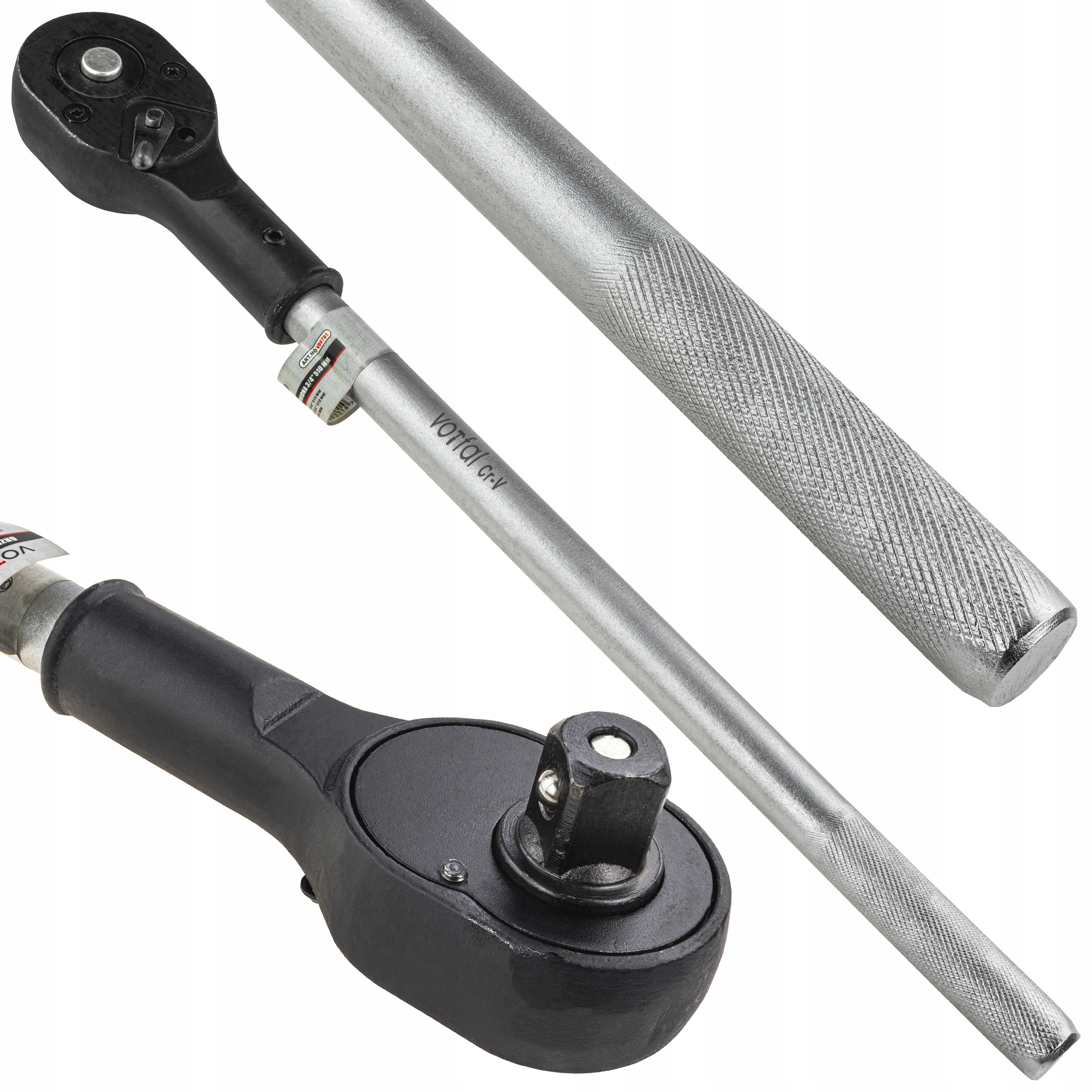 Grzechotka Klucz Grzechotkowy Wzmocniona Długa 3/4 510MM Crv Długa 24 Zęby