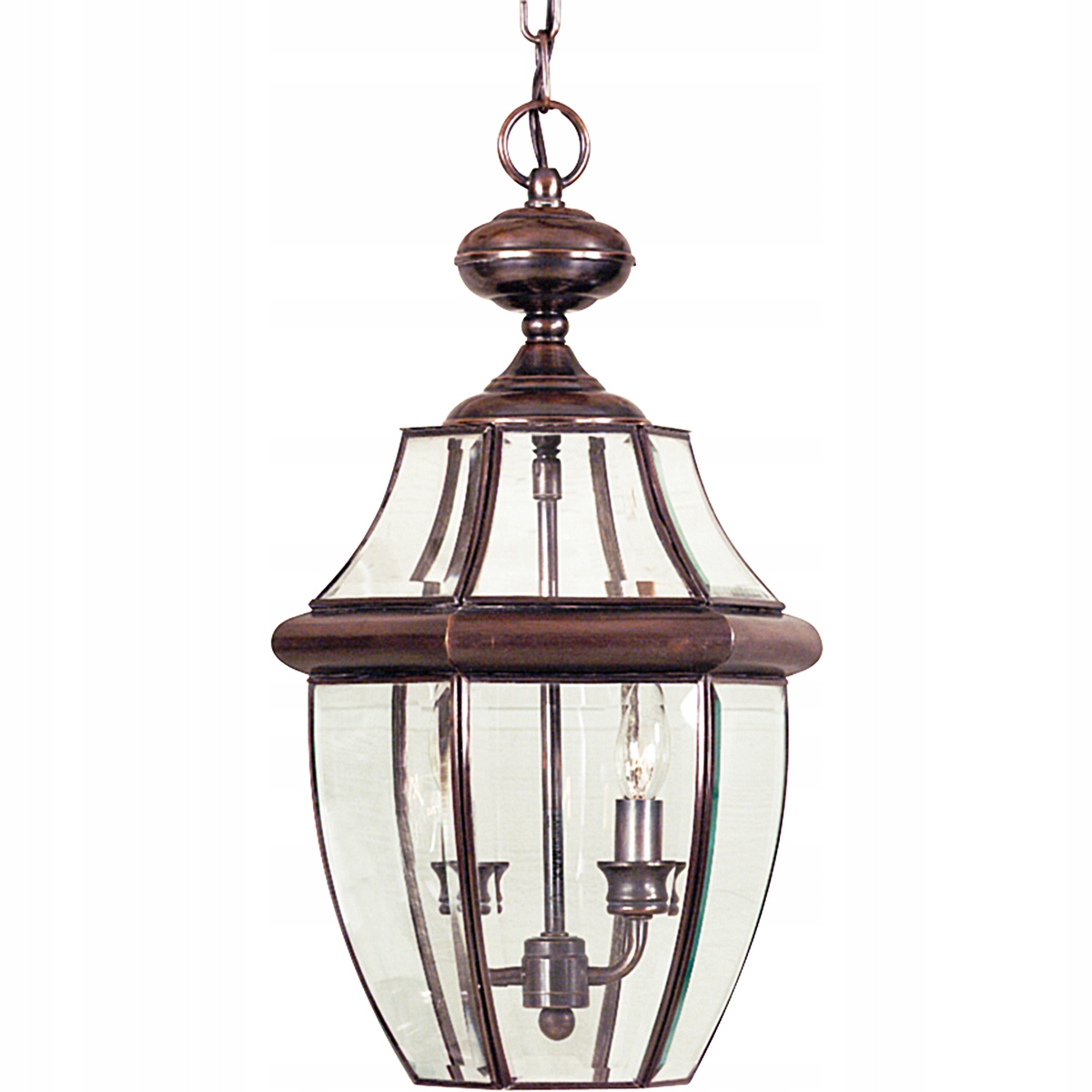 Quoizel Newbury Vonkajšia lampa 2xE14 Starnúca meď IP23
