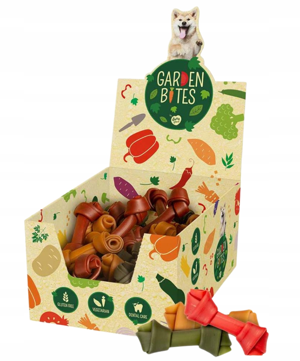 Levně Garden Bites Vegan Bones S Veganské kousátka pro psy 11 cm (15 ks) Kostičky