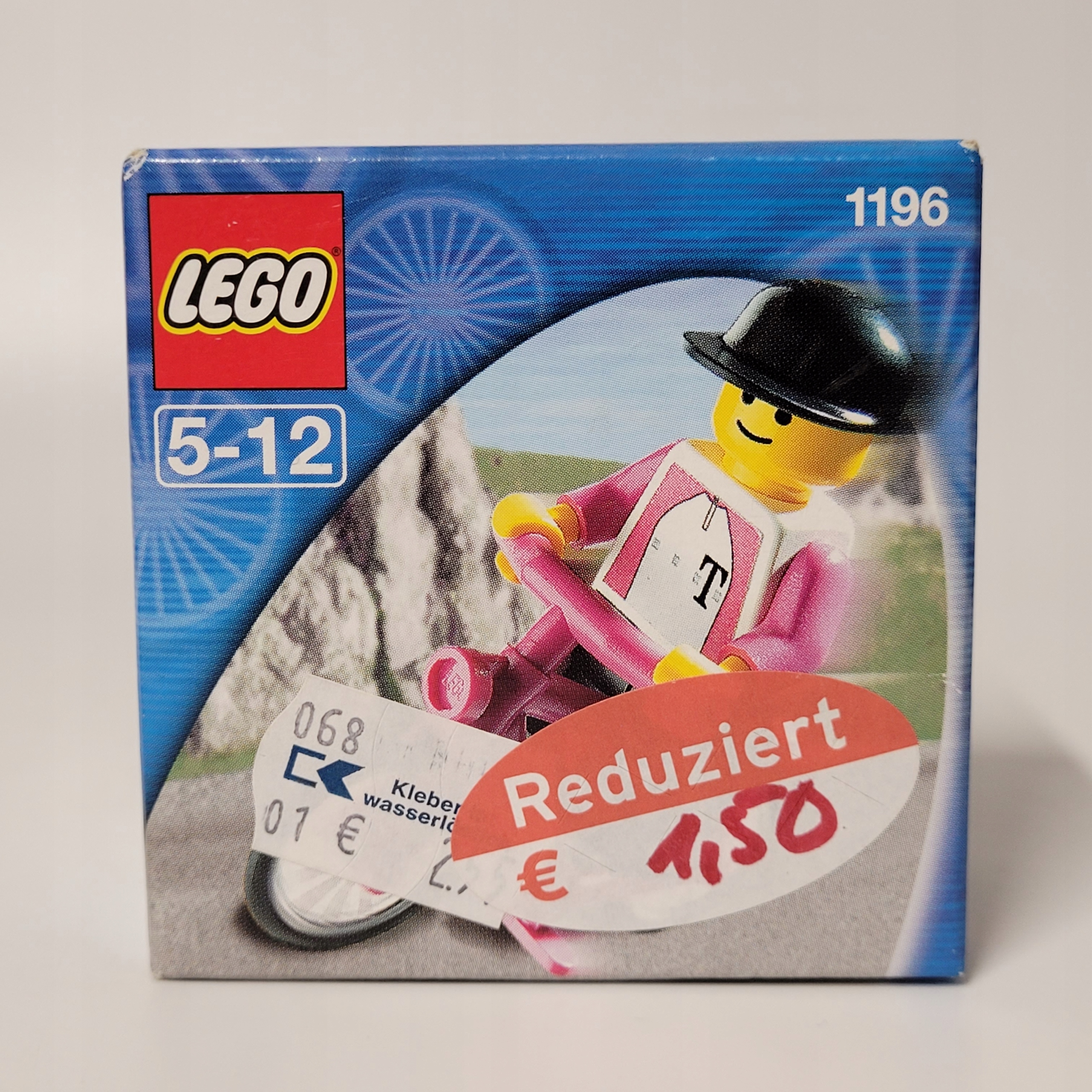 1196 Lego Town Rowerzysta Tour de France Pologne rower różowy Misb 2000