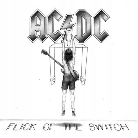 AC/DC Flick of the Switch サイン入り Acdc Flick Of The Switch - Niska cena na Allegro