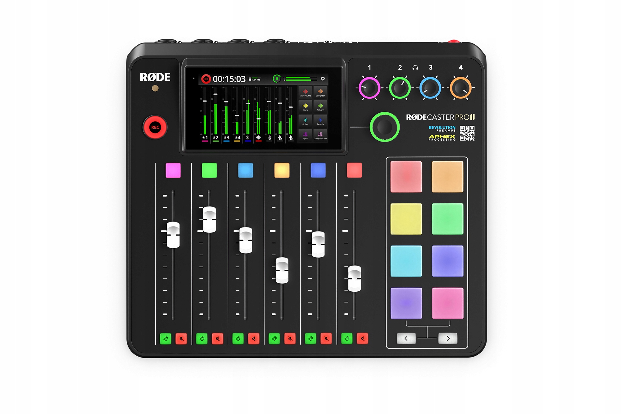 RODECaster Pro II – mixážní pult pro nahrávání podcastů