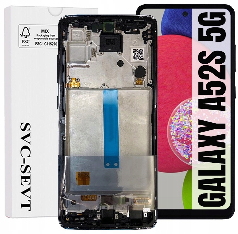 Displej Pro Samsung Galaxy A52S 5G A528 Originál Oem Displej Rámeček