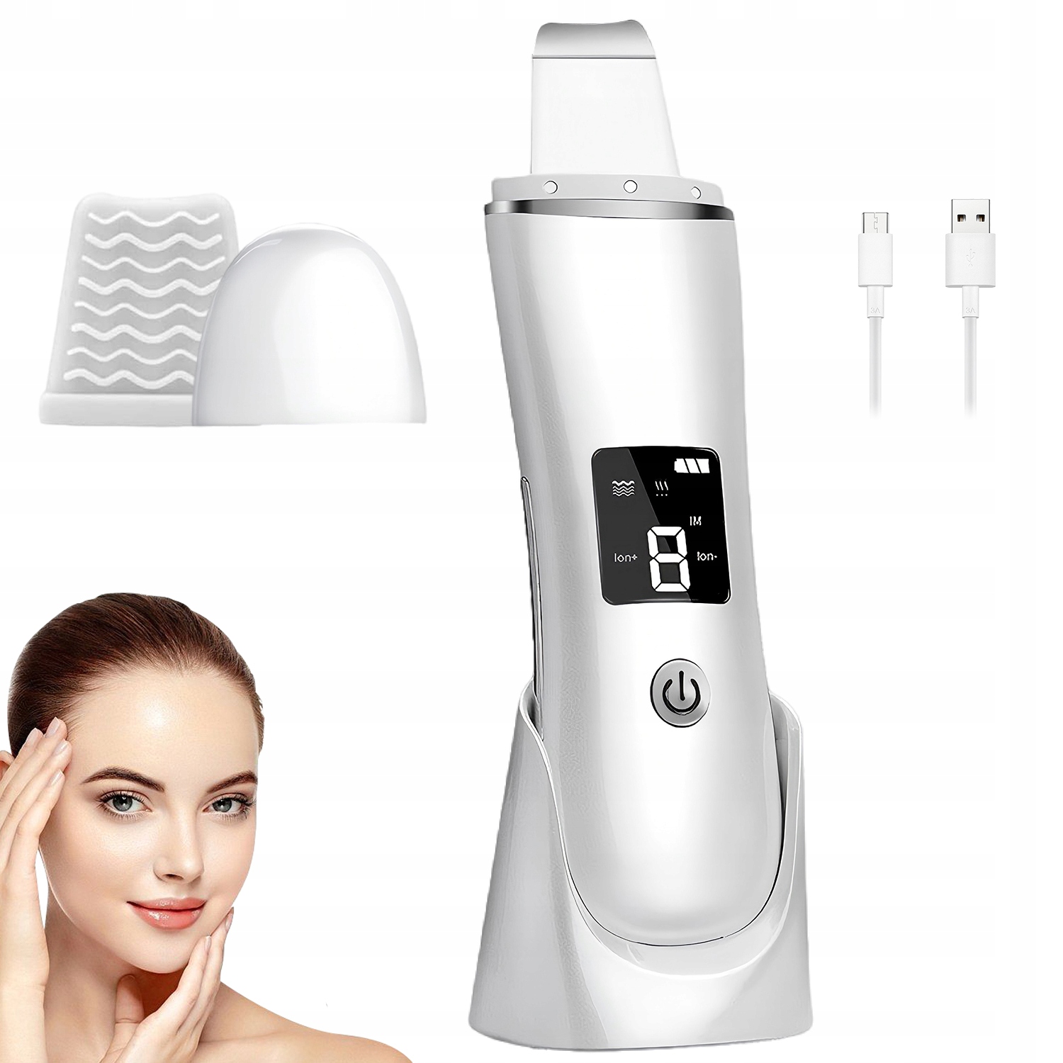Krásný Přístroj Pro Lifting Obličeje, 3 Režimy Provozu, Bezdrátové Nabíjení