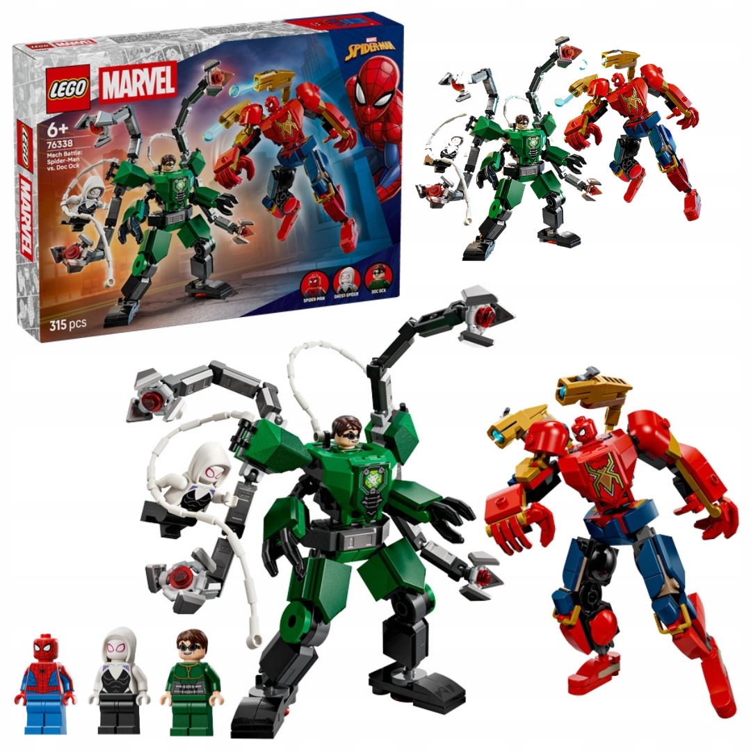 Lego 76338 Marvel Heroes Bitva mechů: Spider-Man versus Doc Ock