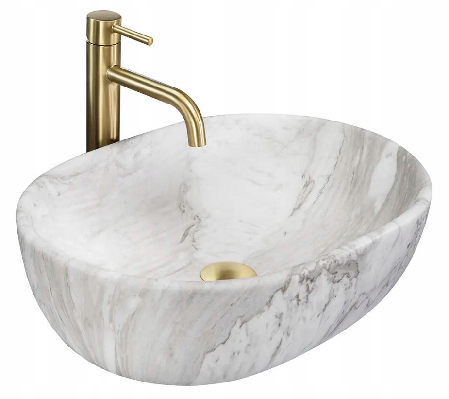 Umyvadlo Amelia 48 Ash Matné Na Desku