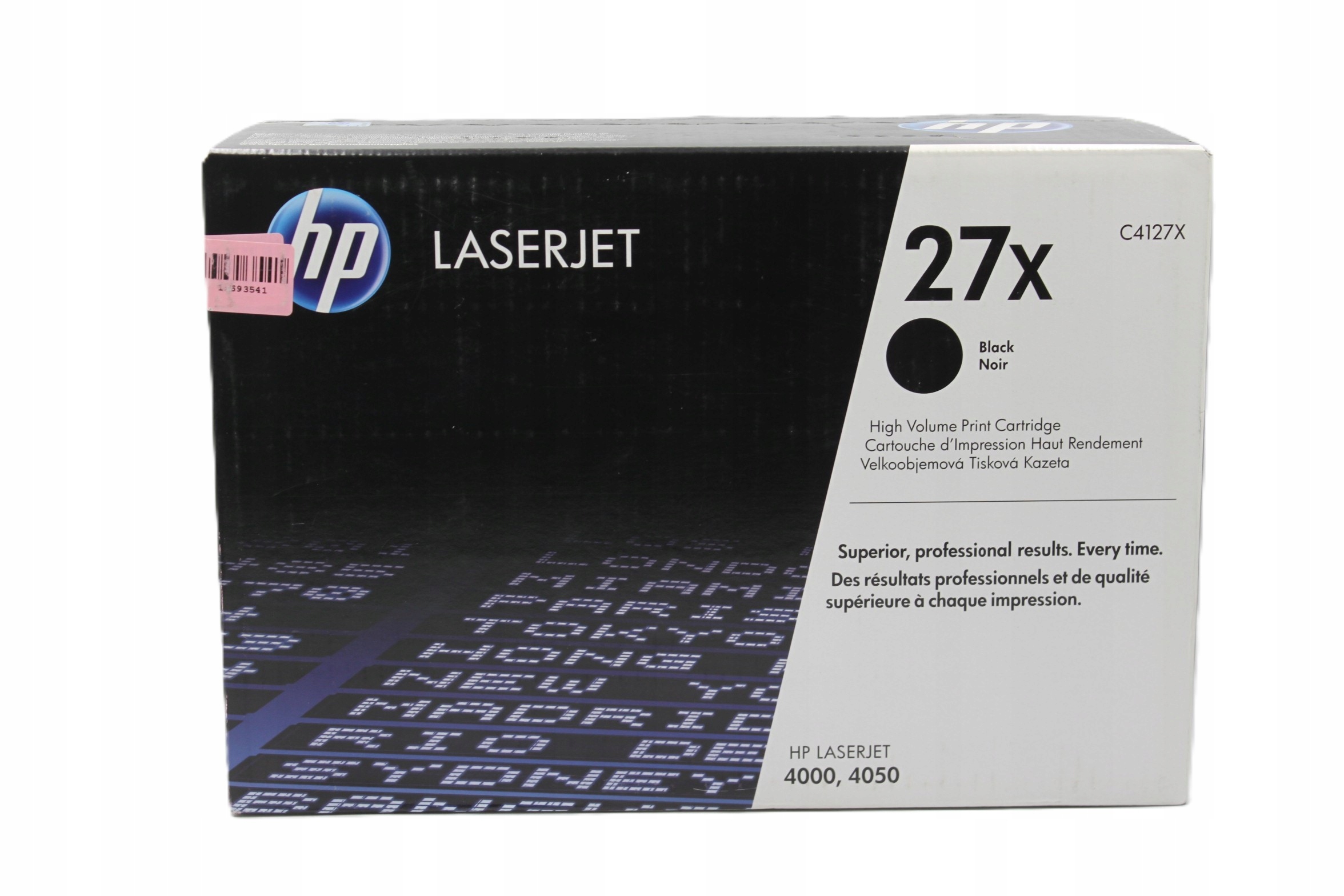 Hp 27X C4127X toner černý originál