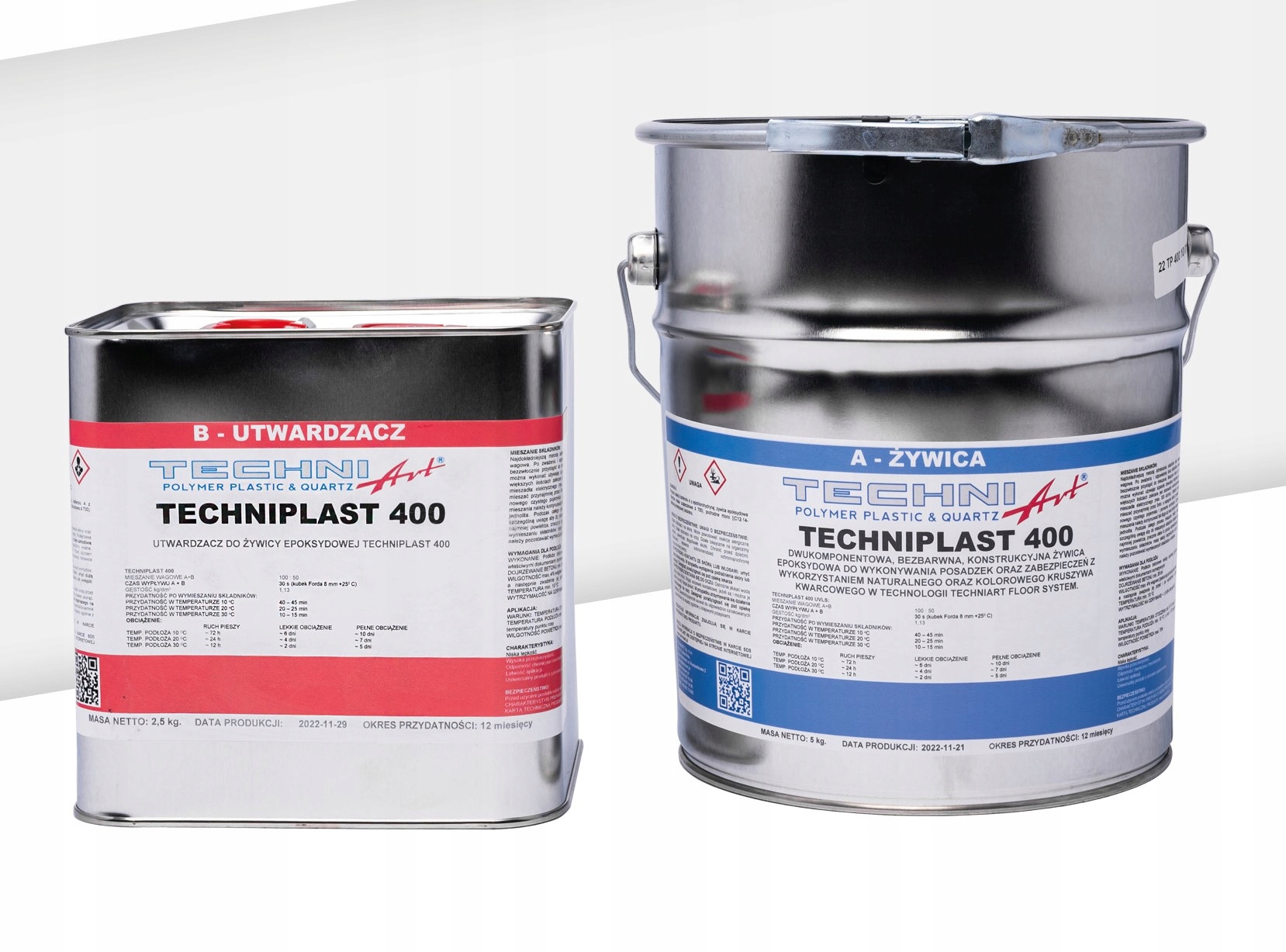 

Techniplast 400 bezbarwna Żywica epoksydowa 7,5kg