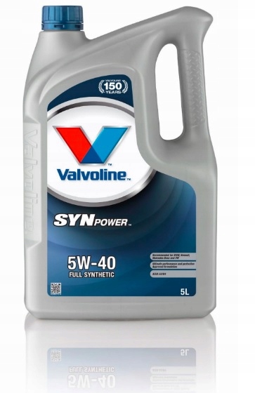 

Valvoline Synpower 5W40 5L