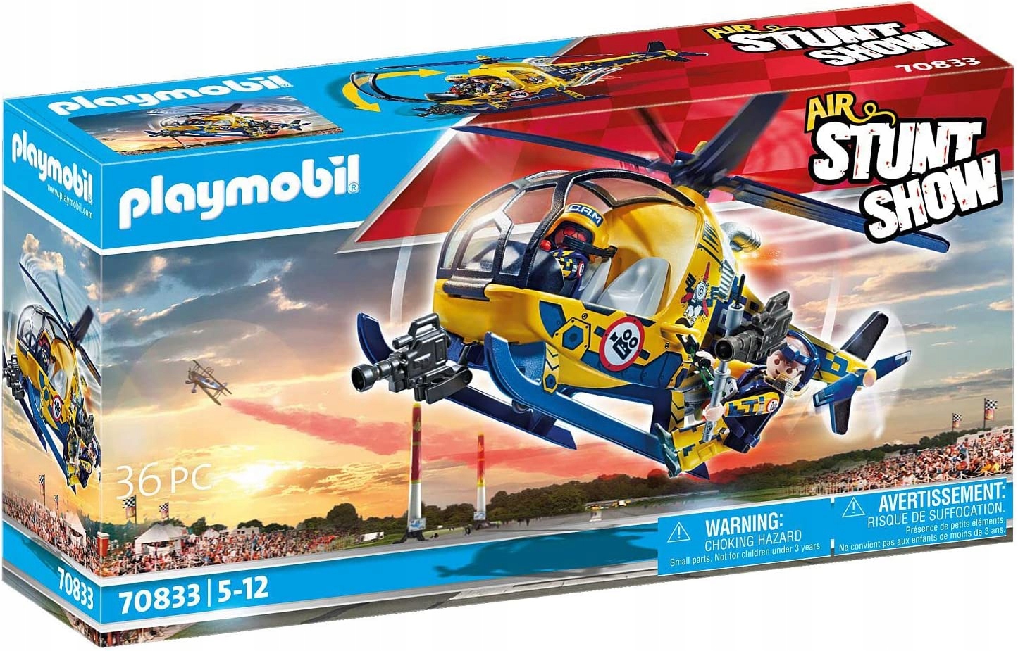 Playmobil Air Stunt Show 70833 Pokazy kaskaderskie ekipy filmowej