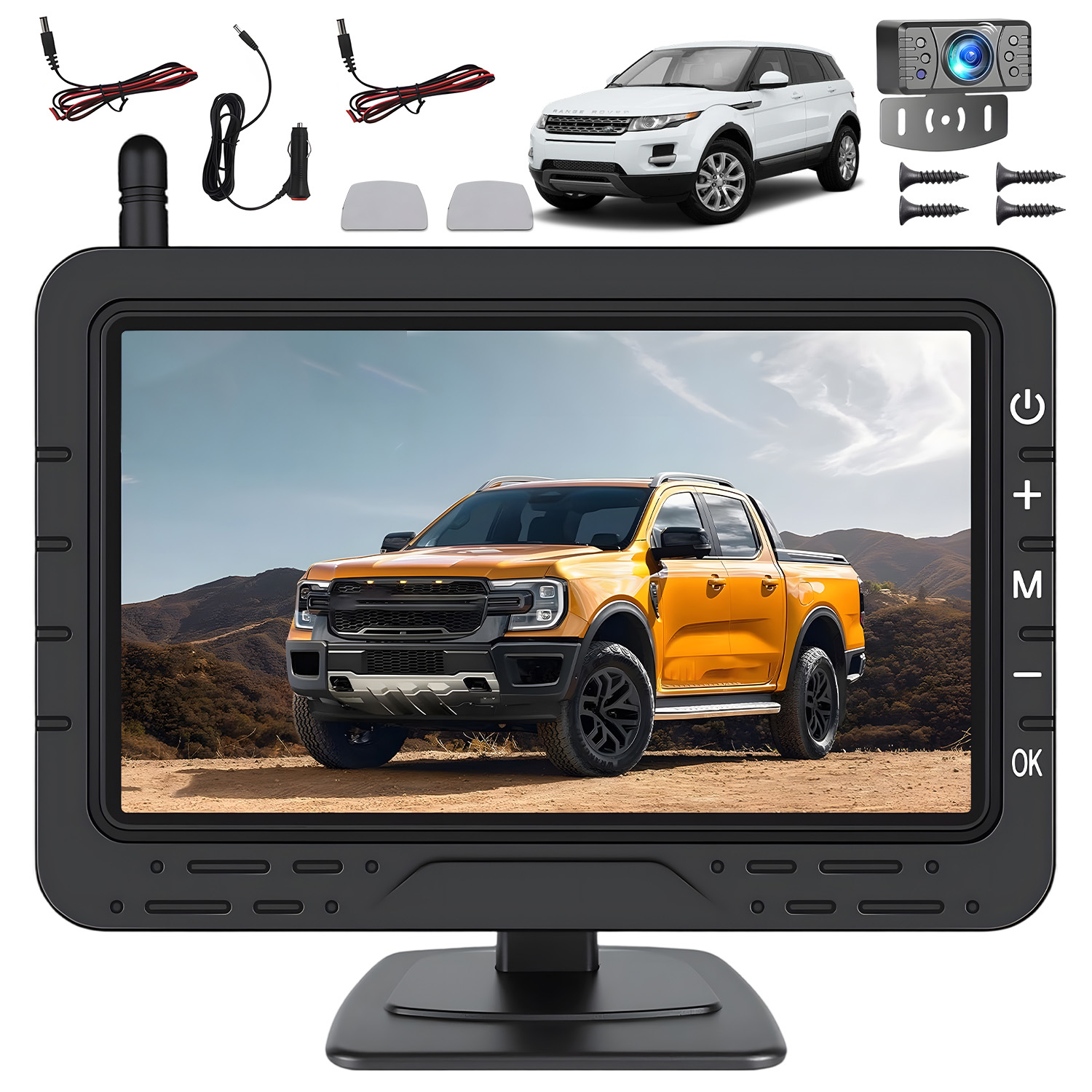 Sada Kamer Pro Couvání Auta S LCD Monitorem 4,3 Palce Couvací Kamera