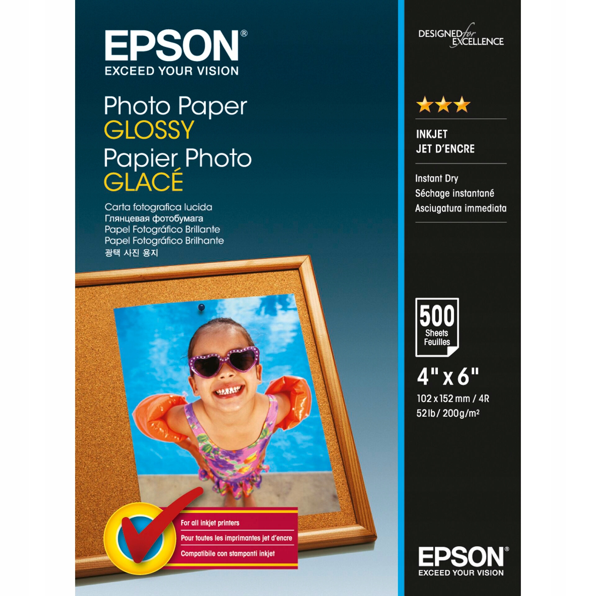 Epson Photo Paper Glossy 10x15 cm 500 listov 200 g