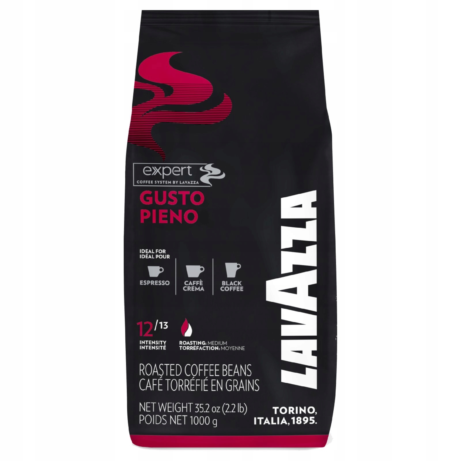 Levně Lavazza Expert Gusto Pieno káva 1 kg