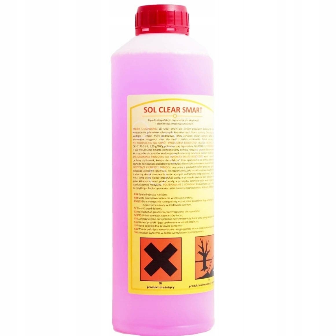 

Płyn do dezynfekcji solarium Sol Clear Smart 1l