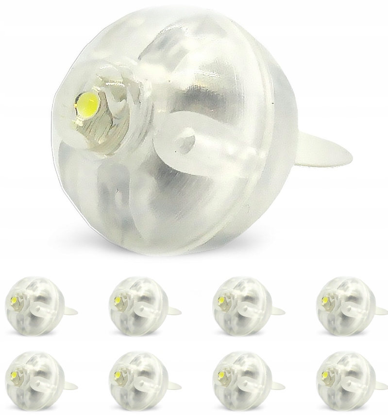 

Dioda diody led białe światło do balonów 10szt