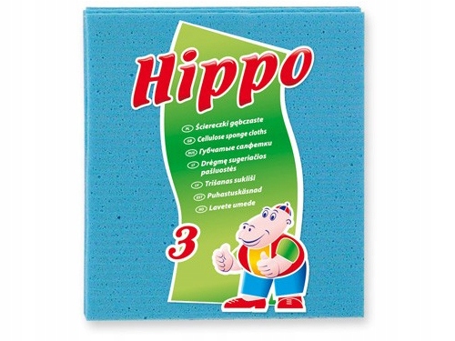 

Hippo Hal Ścierki Gąbczaste Celulozowe 16 X 16 CM
