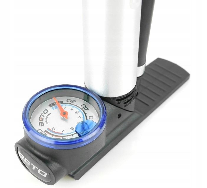 BETO Pompka Rowerowa CCO-018AG Manometr Alu 8 bar Wężyk Schrader/Presta Kod producenta CCO-018AG